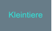 Kleintiere